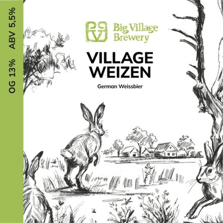 Пиво Биг Вилладж Вилладж Вайцен / Big Village Village Weizen 30л - кег