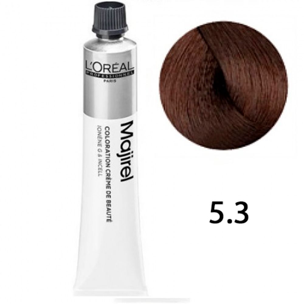 L'Oreal Professionnel Majirel 5.3 Светлый шатен золотистый 100 мл