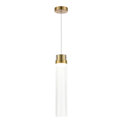 SL6236.303.01 Светильник подвесной ST-Luce Латунь/Прозрачный LED 1*12W 4000K