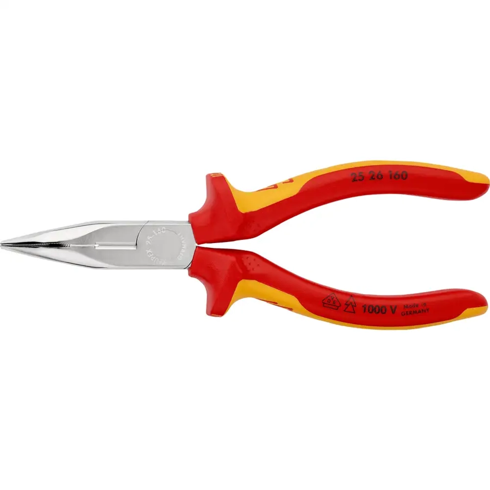 Длинногубцы хромированные 160 мм Knipex 25 26 160