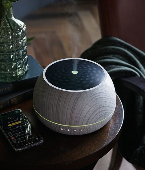 Ультразвуковой аромадиффузор-Bluetooth колонка Mandala Blanc, Sens