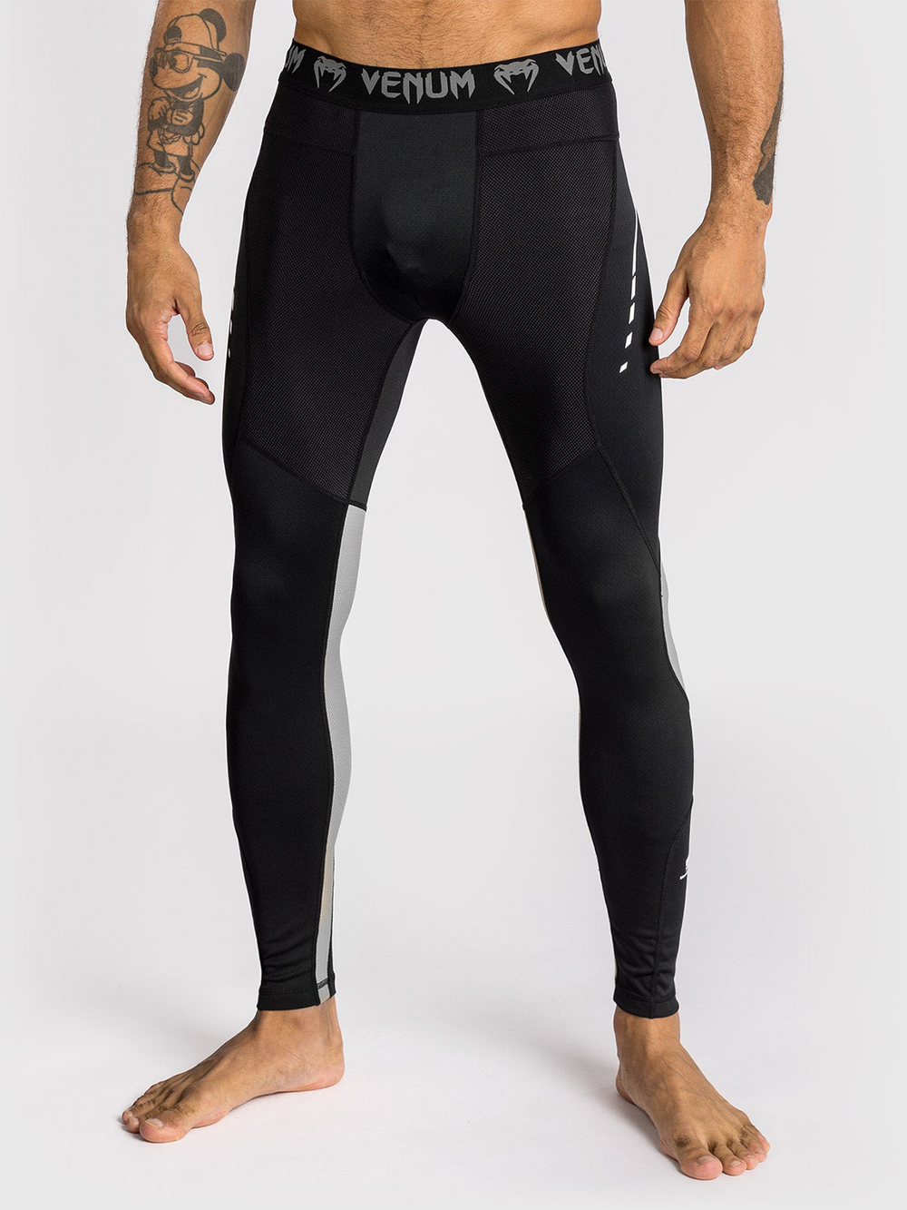 Тайтсы Venum Adrenaline Black/Silver Grey