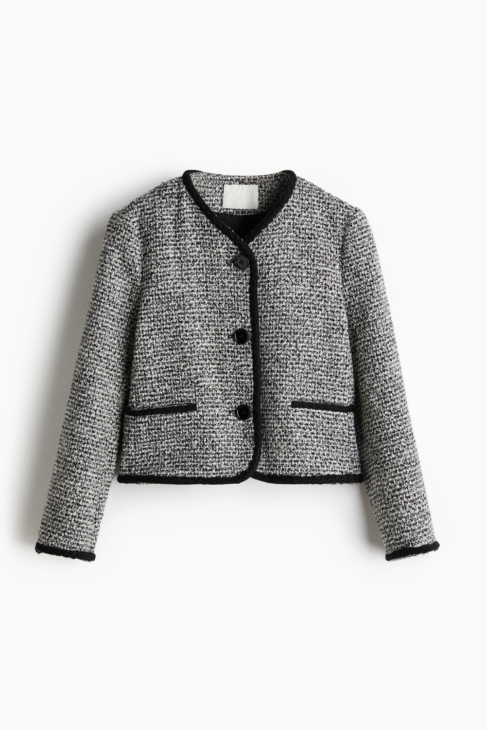 Короткий жакет из буклированной ткани - H&M