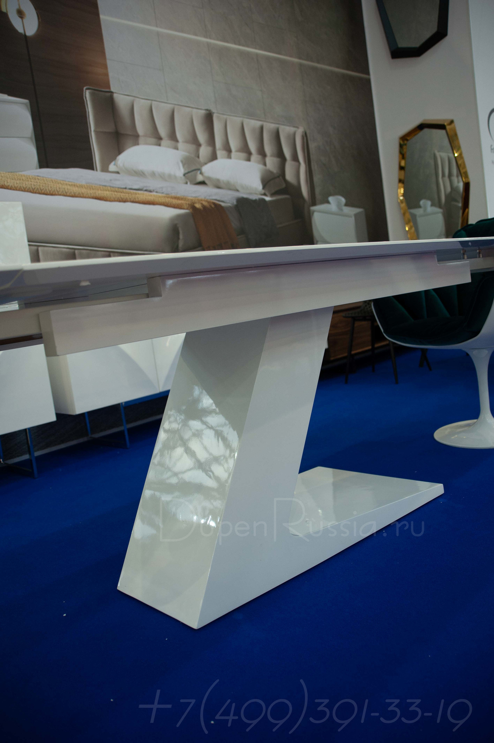Обеденный стол DUPEN DT-21 Раскладной Белый