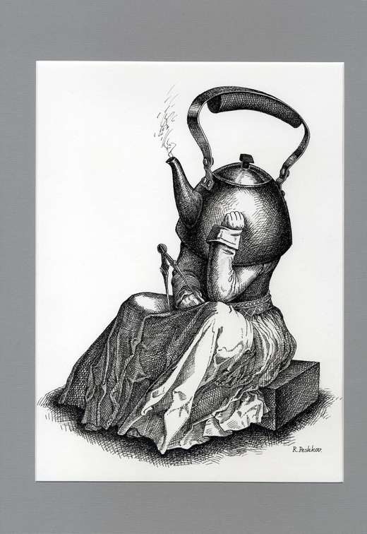 Пешков Р. В. Меланхолия. Бумага, тушь, перо. Россия, 2011.