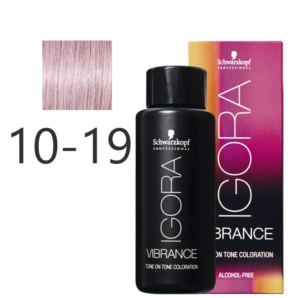 Schwarzkopf Краска для волос IGORA Vibrance 10-19 Очень светлый блондин сандрэ фиолетовый 60 мл