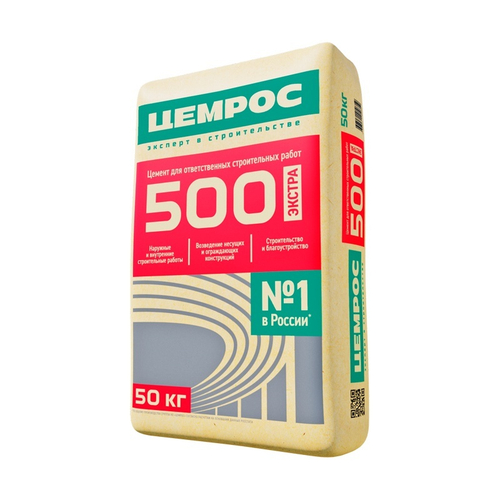 Цемент ЦЕМ II/А-Ш Евроцемент 42,5Н, М-500, Д20, 50 кг
