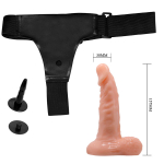 Реалистичный страпон 15,7см на трусиках Baile Ultra Passionate Harness Strap On BW-022007