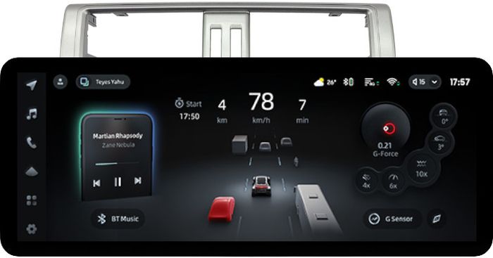 Магнитола для Toyota Land Cruiser Prado 150 2014-2017 (рамка тип 1) - Teyes CC4PRO монитор 12.3" 2K QLED + рамка 10, Android 13, Быстрейшая, Snapdragon 778G, ИИ, CarPlay, DSP, 4G SIM-слот