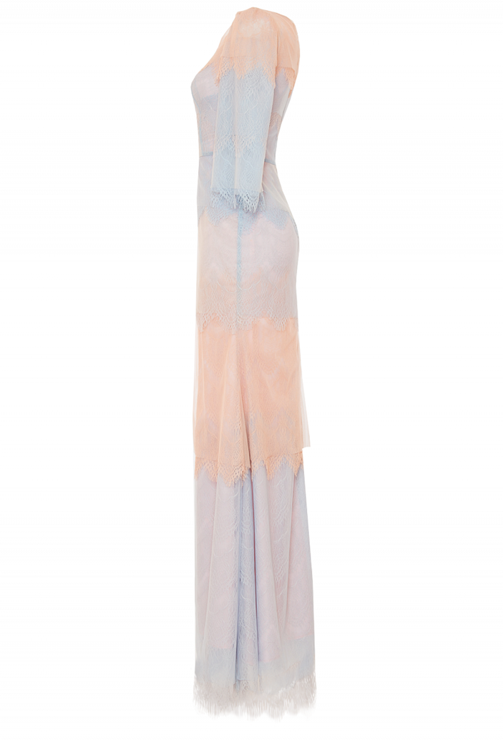 Кружевное платье в пол 35 -18SS