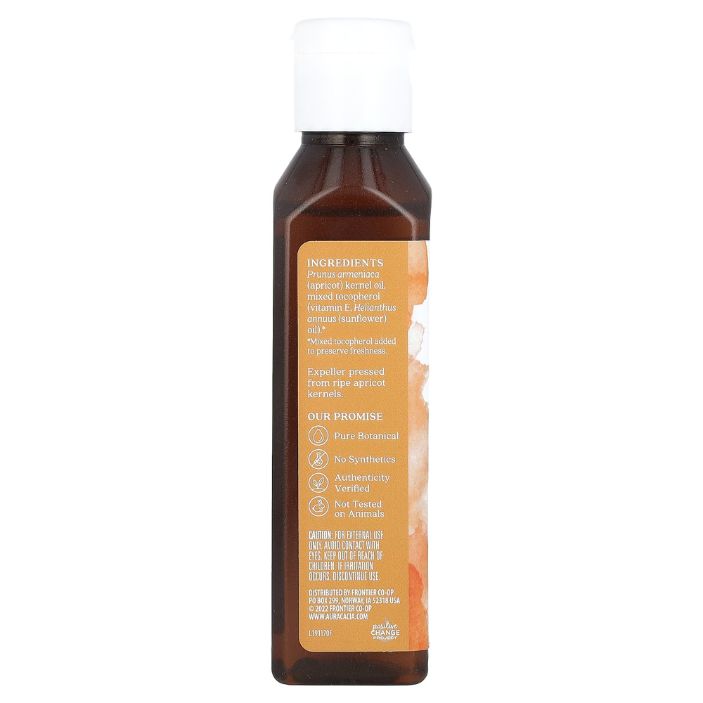 Aura Cacia, Масло для ухода за кожей, косточки абрикоса, 118 мл (4 жидк. унц.)