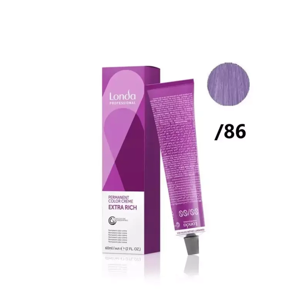 Londa Color стойкая крем-краска, /86 пастельный жемчужно-фиолетовый микстон, 60мл