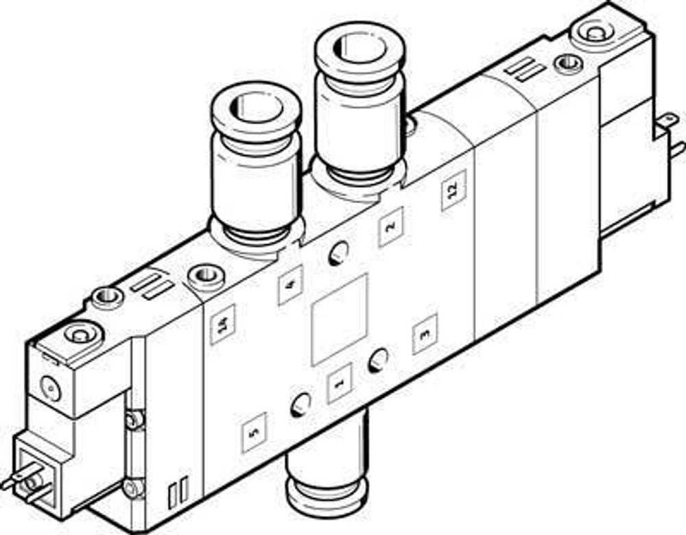 CPE24-M1H-5/3B-QS-12 Распределитель с электроуправлением CPE24-M1H-5/3B-QS-12 Распределитель с электроуправлением
