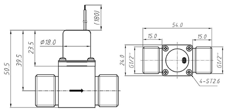 Электромагнитный клапан 211B/G1/2-4.5V