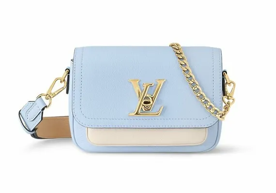 Сумка Louis Vuitton Lockme Tender голубой
