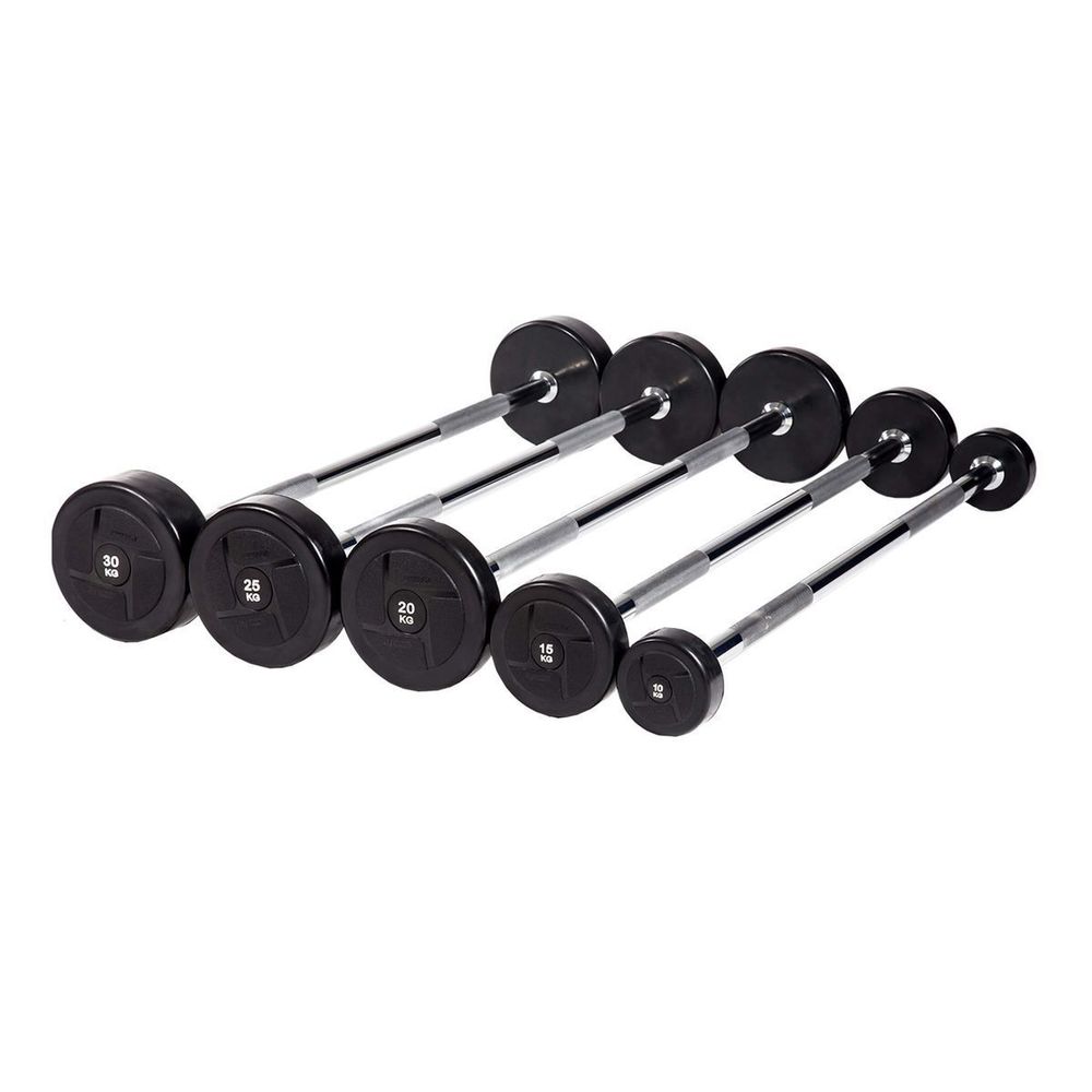 Набор прямых штанг POWER (шаг 5 кг, 5 шт) PROFI-FIT 10-30 кг