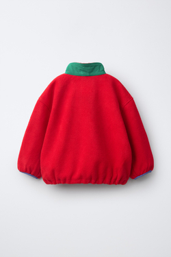 ZARA - FRUIT OF THE LOOM™ ФЛИСОВАЯ ТОЛСТОВКА, КРАСНЫЙ