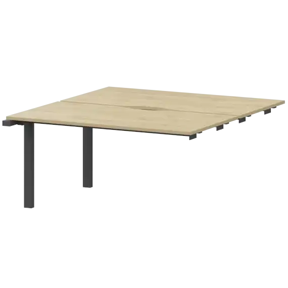 Модуль двойной на металлокаркасе НТМП.ПО.Б2-140Э  1400x1496x750 Аргентум-МП