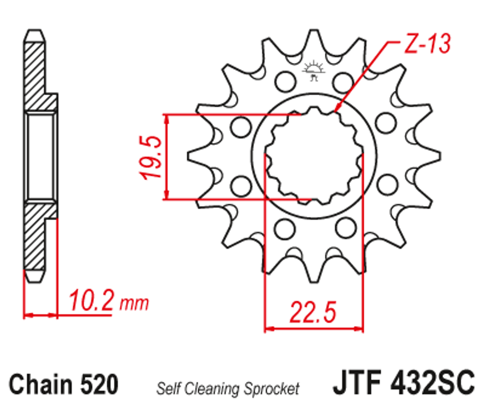 Звезда JTF432.13SC