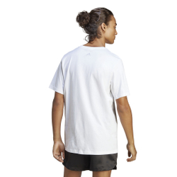 Мужское теннисное поло adidas Essentials Single Jersey Big Logo T-Shirt Men - White, Black