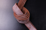 Ременная заготовка коньяк с восковой отделкой Bridle