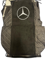 Чехлы модельные стеганные кожа + аликанте вышивка MERCEDES MP4 от 2013 года MR42 CLASSIC