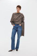 Джемпер из смеси кашемира с шалью - H&M