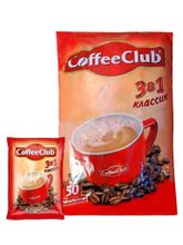 Растворимый кофе CoffeeClub 3 в 1 Классик 50 пак