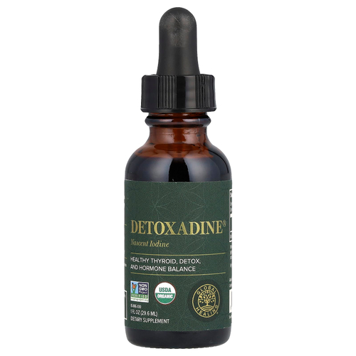 Global Healing, Detoxadine, новый йод, 29,6 мл (1 жидк. унция)