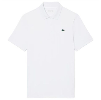 Мужское теннисное поло Lacoste Ultra Dry Stretch Golf - white