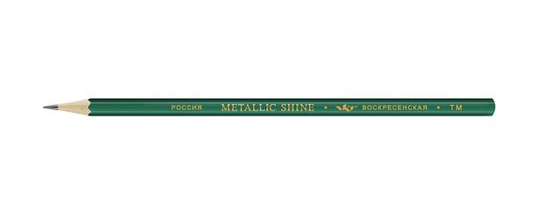 Карандаш чернографитный заточенный ТМ (HB) 72 шт, Metallic shine MS01, 1597 изумрудный, ВКФ MS01