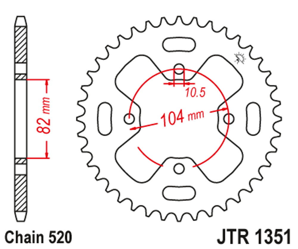 Звезда JTR1351.40