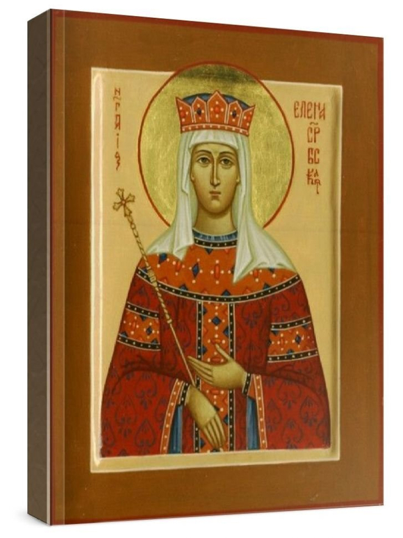 Елена Сербская (рукописная икона)