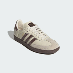 ADIDAS Кроссовки Samba OG с змеиным принтом, кремовый