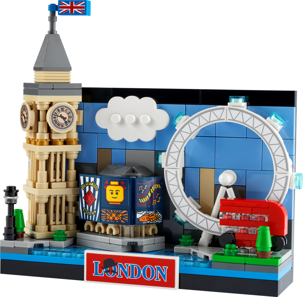 Конструктор Лего Креатор Лондон открытка 40569 | LEGO Creator London Postcard | 3D открытка Лондона 277 деталей 9+