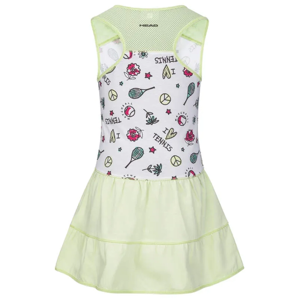 Детское платье Head Tennis - light green