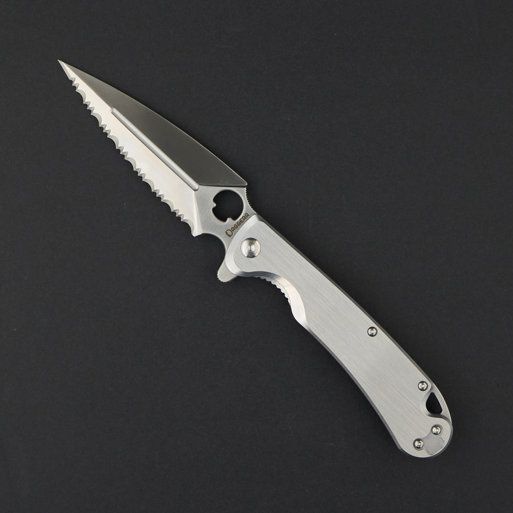 Нож Arrow frame lock full serrated, DAGGERR, FM02-1FRST STSR
