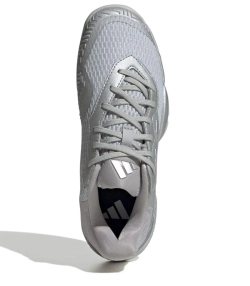 Детские теннисные кроссовки Adidas Barricade K - silver metallic/silver metallic/dash grey