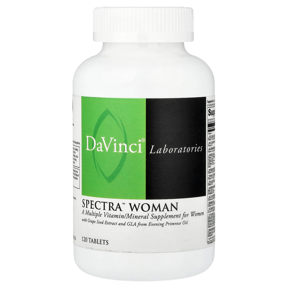 DaVinci Laboratories, Spectra Woman, комплекс витаминов и минералов, 120 таблеток