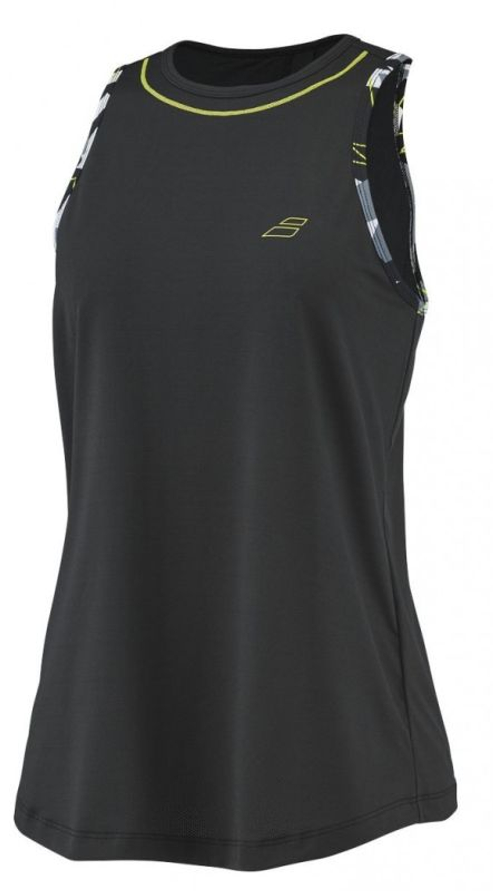 Женский теннисный топ Babolat Aero Tank Top Woman - black/black