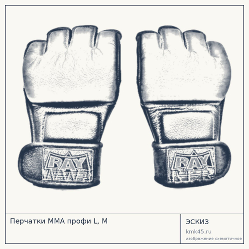 Перчатки ММА профи L, M — от 3 200 ₽