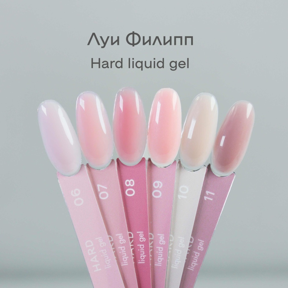 Луи Филипп Hard Liquid Gel 06 - Гель для донаращивания и укрепления ногтей, 15мл2