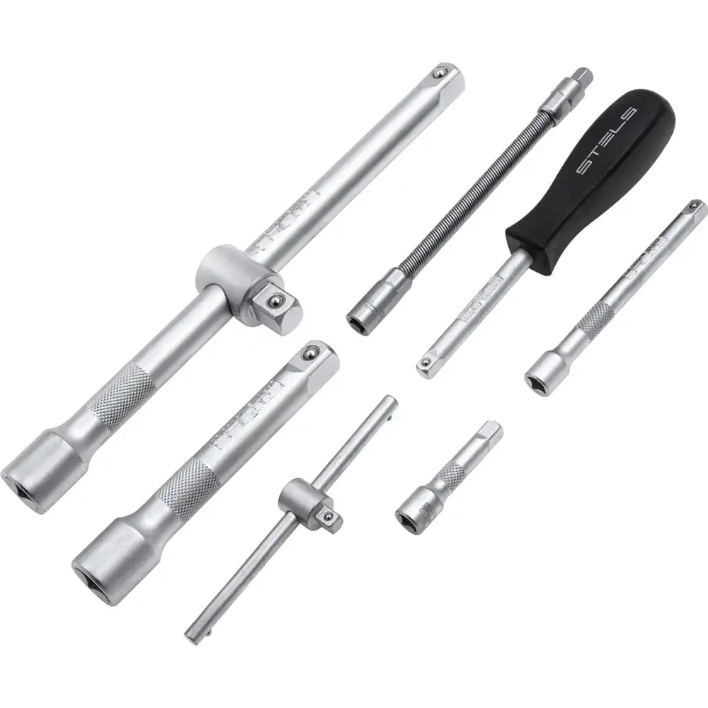 Набор инструментов, 1/2", 1/4", CrV, 94 предм.// STELS 14106