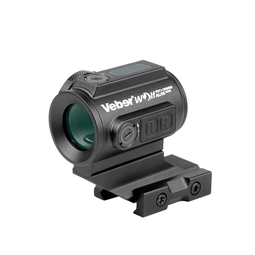 Прицел коллиматорный Veber Wolf Alfa RD1X20MRS mini (закрытый, объектив 20мм, weaver/picatinny, IP67)