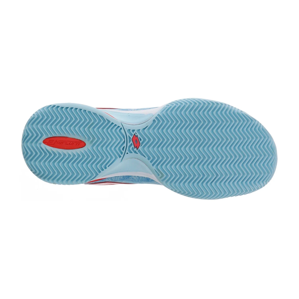 Женские кроссовки для padel Lotto Superrapida 200 PRT W - clear water/calypso pink/mosaic blue