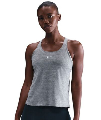 Женский топ теннисный Nike Dri-Fit Pro Tank - smoke grey/white