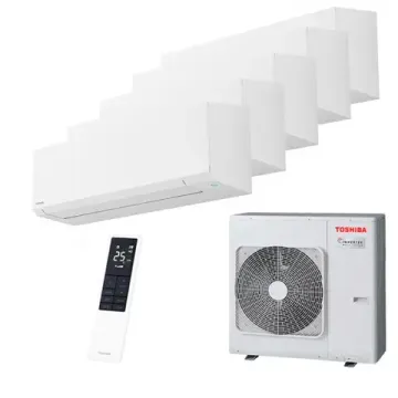 Мультисплит система на 5 комнат Toshiba RAS-B07G3KVSG-E x 5 / RAS-5M34G3AVG-E