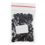 Пуговицы 2 прокола 14L=9 мм, (Black (черный)), NE74, 144 шт