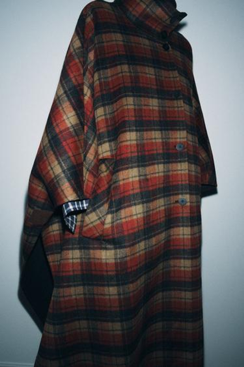 Пальто из шерсти с карельным узором ZW COLLECTION LIMITED EDITION - ZARA