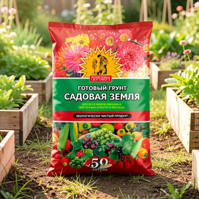 Грунт 50л Садовая земля, Сам Себе Агроном